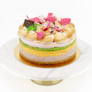 Curd and zefir cake “Rosé”