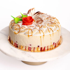Crème-Brûlée cake