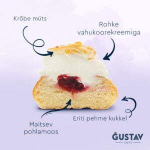 Klassikaline vastlakukkel moosiga 100 g